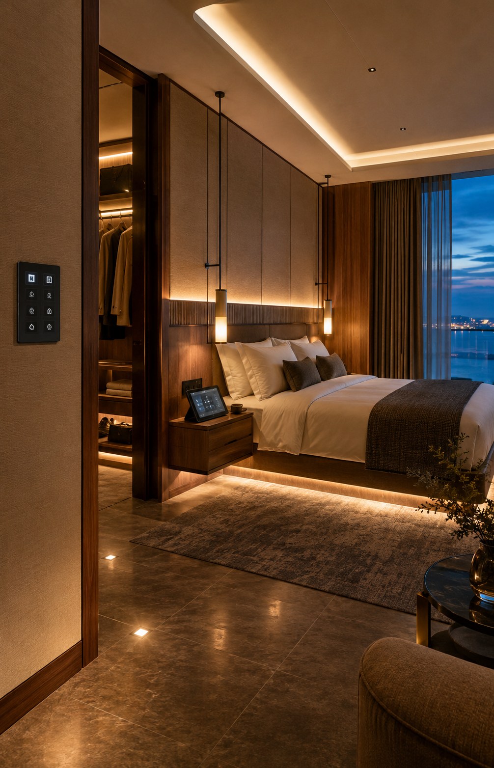 Automated hotel lighting